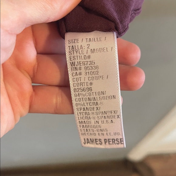 James Perse tucked faux wrap dress 2 - Picture 8 of 10